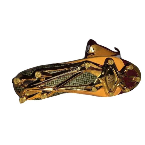 Adidas Freak X Kevlar Mens SIZE 12.5 Football Cleats Maroon, Yellow, Gold AQ7202 - Picture 5 of 6